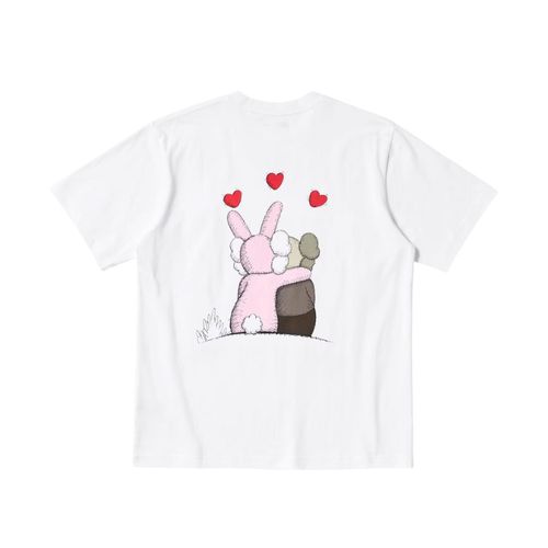 T-shirt KAWS x Warhol UT Graphic Red White - Uniqlo - Modalova