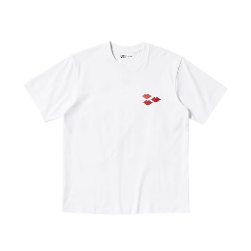 T-shirt KAWS x Warhol UT Graphic Red White - Uniqlo - Modalova