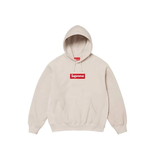 Hoodie Supreme Box Logo FW24 Stone - Supreme - Modalova
