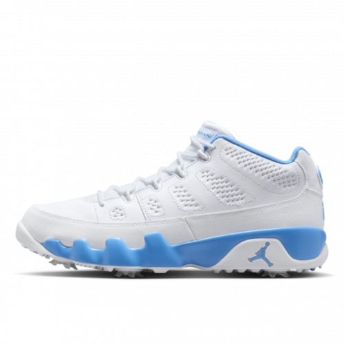 Air 9 Retro Low Golf White University Blue - Jordan - Modalova