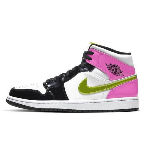 Air 1 Mid White Black Cyber Pink - Jordan - Modalova