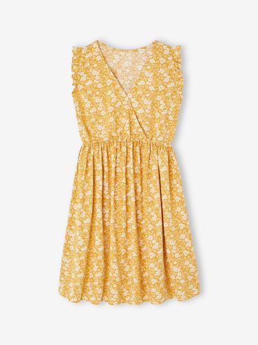 Robe fluide imprimée grossesse et allaitement moutarde - Vertbaudet - Modalova