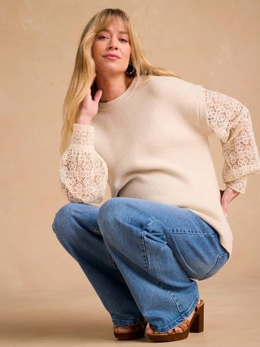 Pull grossesse bi-matière effet 2 en 1 - Envie De Fraise - Modalova