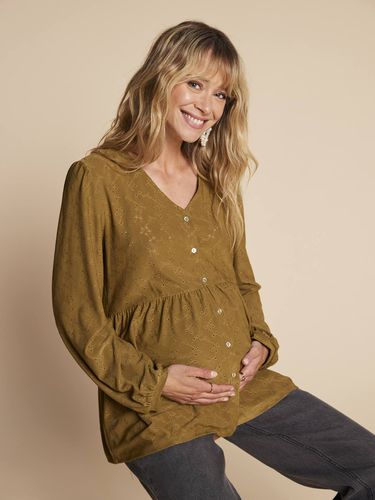 Tee-shirt blouse grossesse olive - Envie De Fraise - Modalova