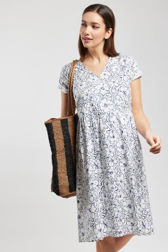 Robe cache-coeur fleurie - coton - ARMOR-LUX - Modalova