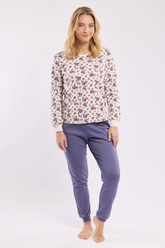 Pyjama fleurs - coton épais - ARMOR-LUX - Modalova