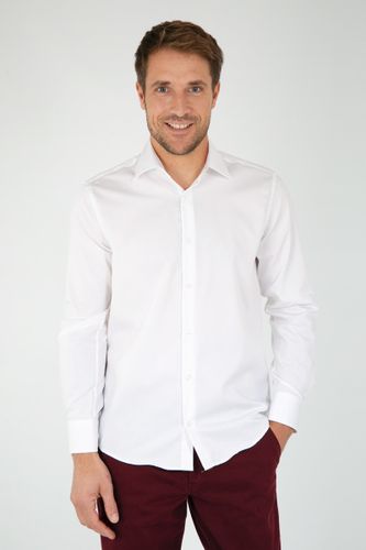 Chemise unie coupe droite - coton - ARMOR-LUX - Modalova
