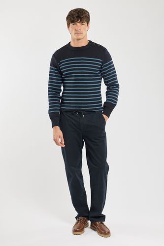 Pantalon à taille élastiquée aux côtés - ARMOR-LUX - Modalova