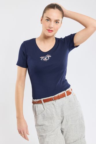 T-shirt fleur - coton léger - ARMOR-LUX - Modalova