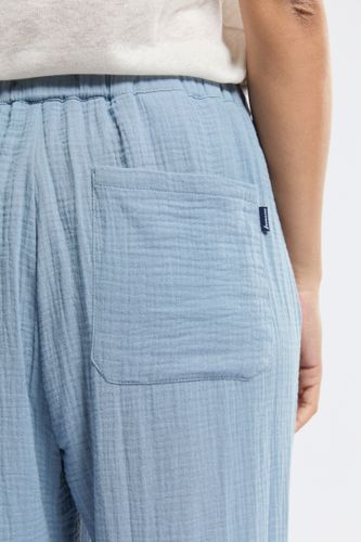 Pantalon large LAURINE - gaze de coton - BERMUDES - Modalova