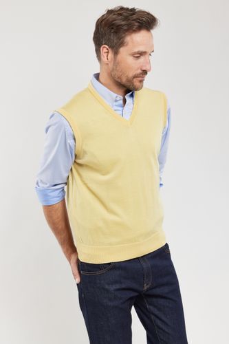Pull sans manches - laine mérinos - BERAC - Modalova