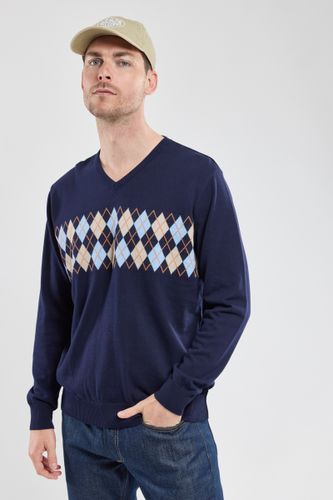 Pull motifs jacquards Bérac - coton - BERAC - Modalova