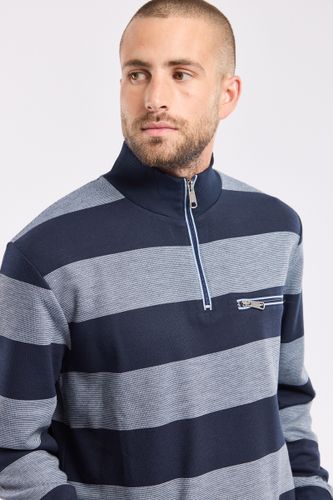 Sweat rayé col zippé - ARMOR LUX FR - Modalova