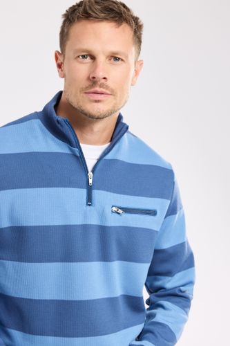 Sweat rayé col zippé - ARMOR LUX FR - Modalova