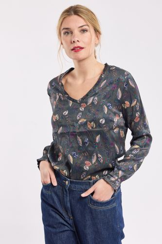 Blouse imprimée Nathalie - cupro - TERRE & MER - Modalova