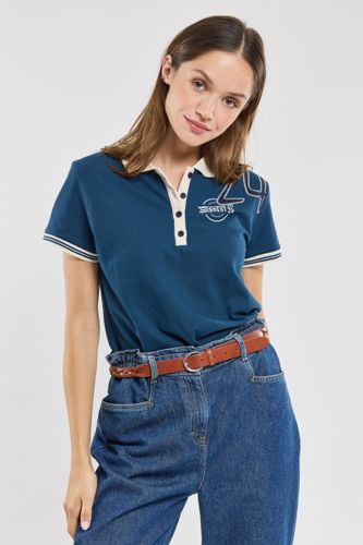 Polo manches courtes sérigraphié - coton - ARMOR-LUX - Modalova
