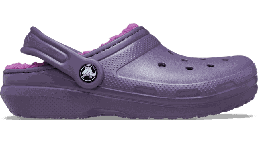 Crocs Toddler Classic Lined Sabots Enfants Nightshade 19 - Crocs FR Feed New - Modalova