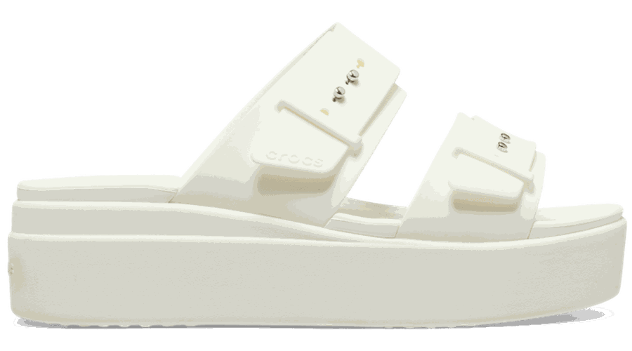 Crocs Brooklyn Buckle Sandales s Chalk 34 - Crocs FR Feed New - Modalova