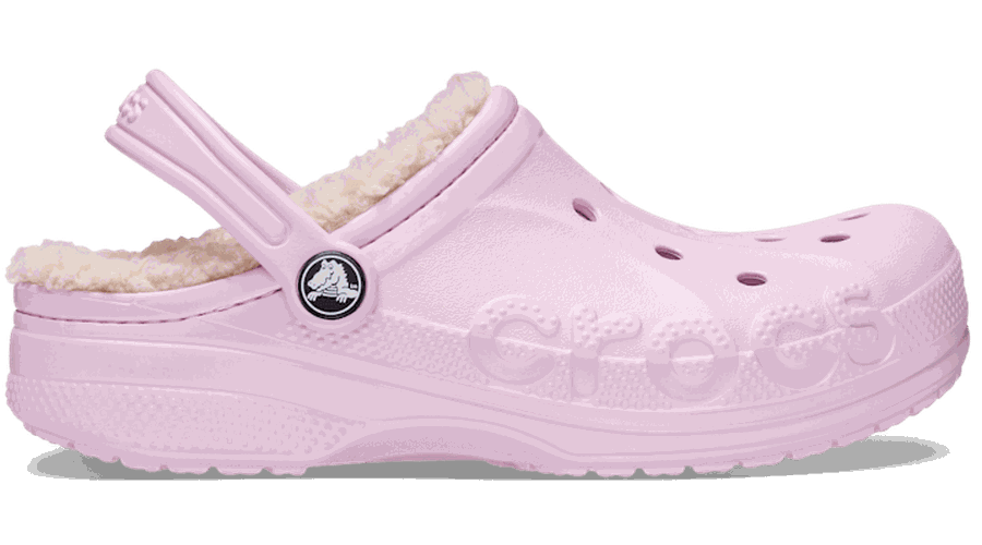 Crocs Toddler Baya Lined Sabots Enfants Ballerina Pink / Winter White 22 - Crocs FR Feed New - Modalova