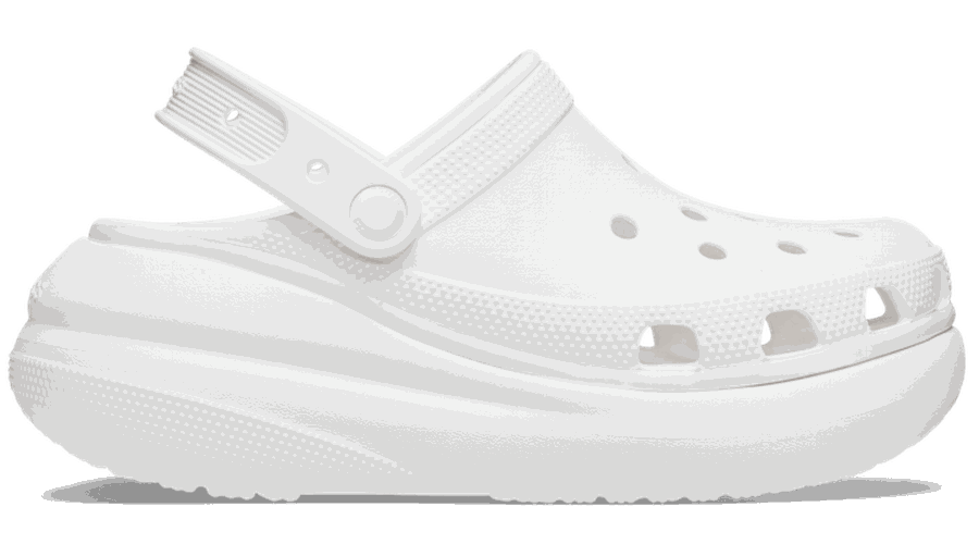 Crocs Crush Sabots Unisex White 33 - Crocs FR Feed New - Modalova