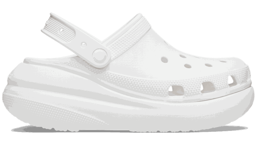 Crocs Crush Sabots Unisex White 33 - Crocs - Modalova