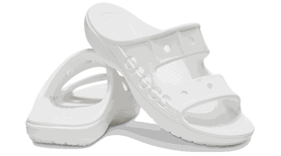 Crocs Baya Sandales Unisex White 42 - Crocs - Modalova