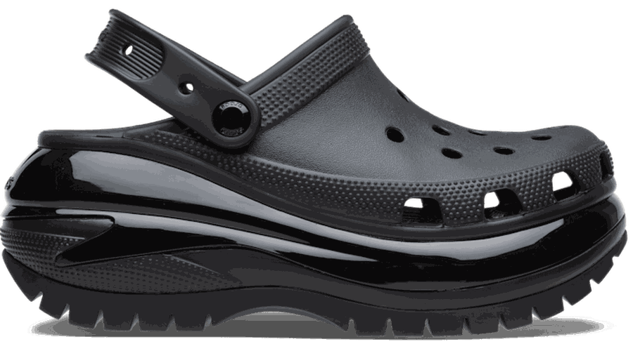 Mega Crush Sabots Unisex Black 33 - Crocs - Modalova