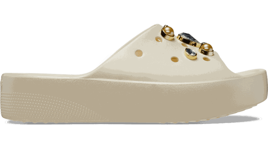 Crocs Classic Platform Crystals & Pearls Slides s 38 - Crocs FR Feed New - Modalova