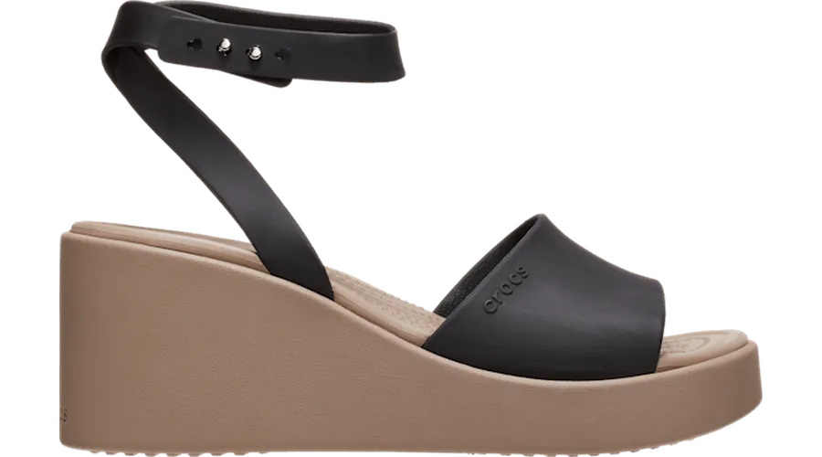 Crocs Brooklyn Ankle Strap Sandales s Black / Mushroom 34 - Crocs FR Feed New - Modalova