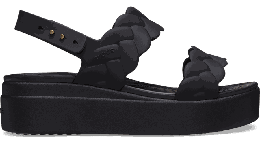 Crocs Brooklyn Woven Low Sandales s Black / Black 34 - Crocs FR Feed New - Modalova