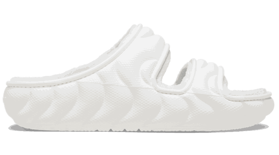Crocs Classic Cozzzy Overpuff Sandales Unisex White 36 - Crocs FR Feed New - Modalova