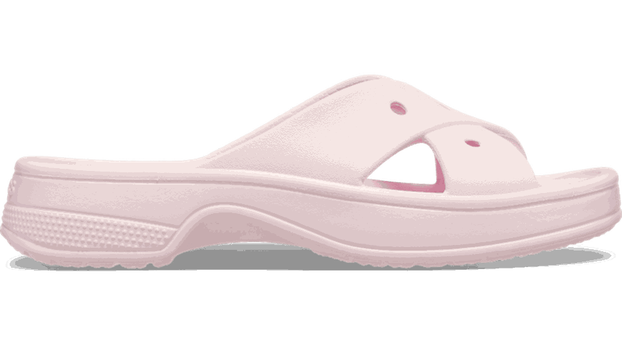 Crocs Classic Cross Strap Slides s Pink Milk 33 - Crocs FR Feed New - Modalova