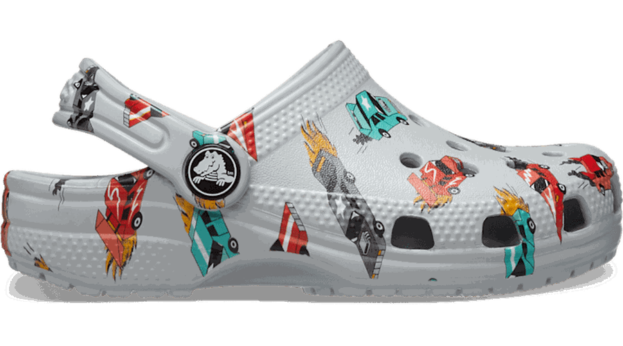 Toddler Classic Race Cars Graphic Sabots Enfants Mirage / Multi 19 - Crocs - Modalova