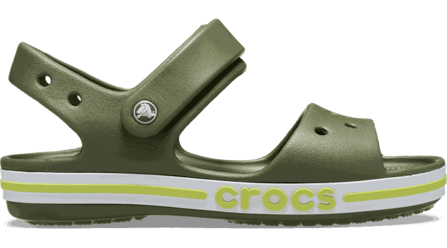 Crocs Bayaband Sandales Enfants Army Green 28 - Crocs FR Feed New - Modalova