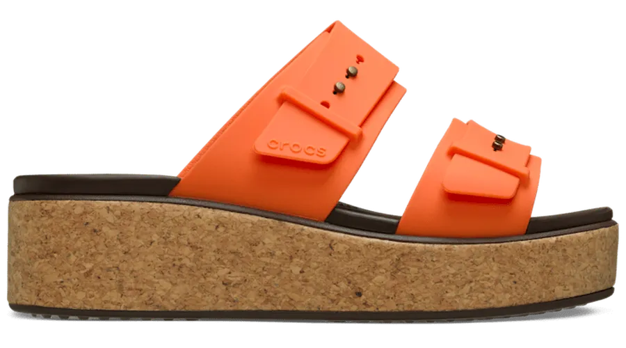 Brooklyn Cork Buckle Sandales s Topaz 34 - Crocs - Modalova