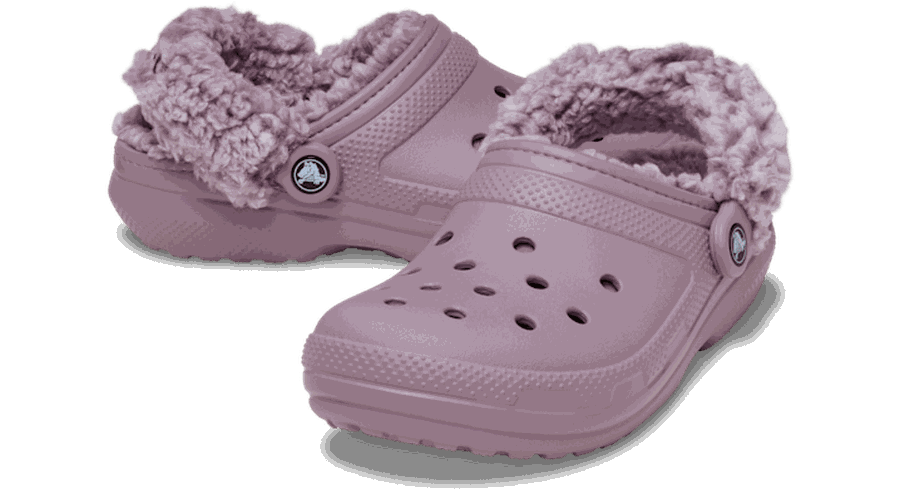 Classic Fleece Lined Sabots Unisex Dusty Lilac 36 - Crocs - Modalova