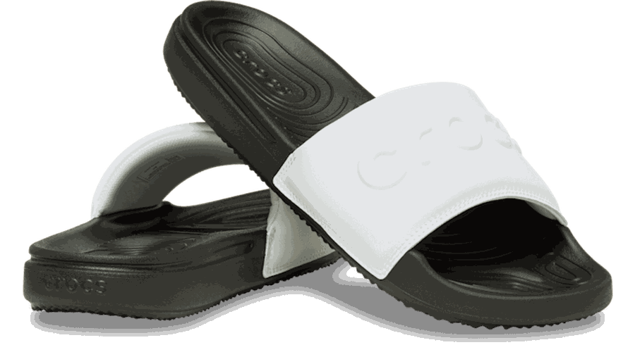 All Day Slides s Black / White 39 - Crocs - Modalova