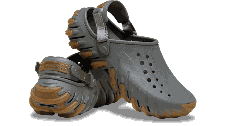 Echo Gum RO Sabots Unisex Slate Grey 36 - Crocs - Modalova