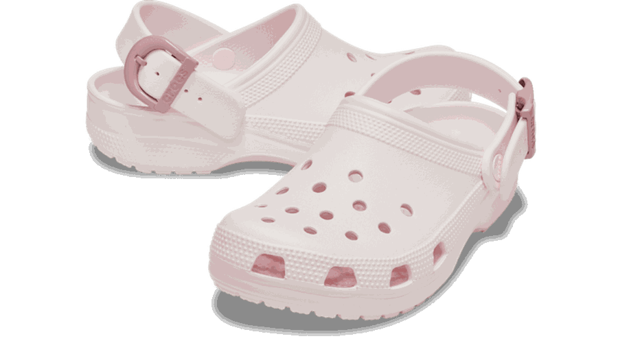 Classic Enamel Buckle Sabots Unisex Bubble Ice 33 - Crocs - Modalova