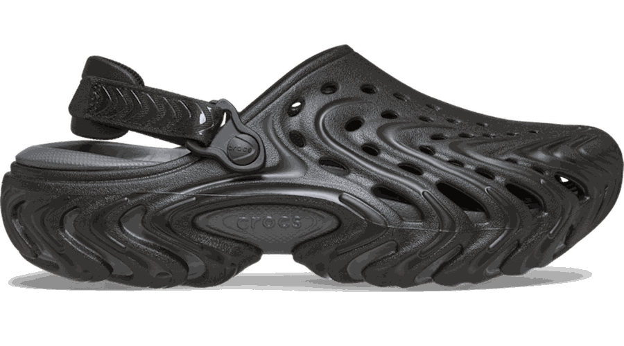 Echo II Chrome Sabots Unisex Black Chrome 36 - Crocs - Modalova