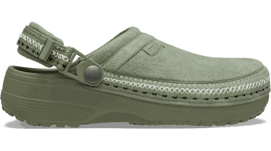 Crocs Crafted Vegan Suede Stitch Sabots Unisex Cargo 33 - Crocs FR Feed New - Modalova