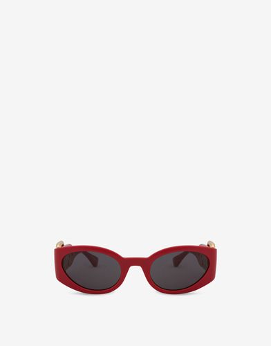 Lunettes De Soleil Oversize Buckle - Moschino - Modalova