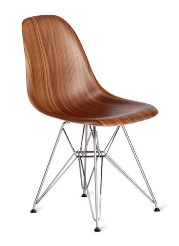 Eames moulded wood chair - Walnut - HERMAN MILLER - Modalova
