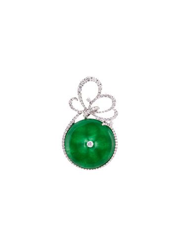 Diamond jade cutout swirl pendant - SAMUEL KUNG - Modalova