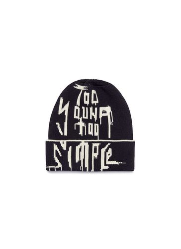 Splash' slogan intarsia beanie - SMFK - Modalova