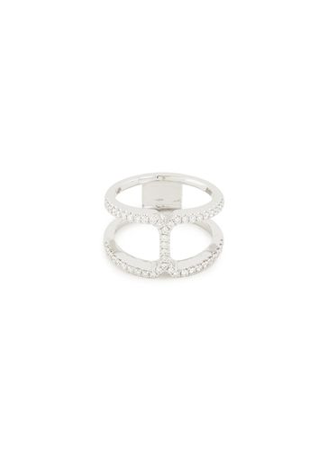 Art Deco' diamond 18k gold cutout ring - LC COLLECTION JEWELLERY - Modalova