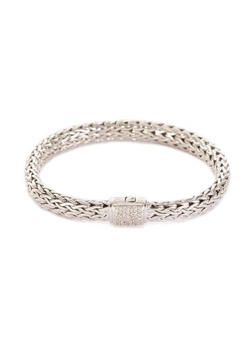 Classic Chain' diamond silver medium bracelet - JOHN HARDY - Modalova