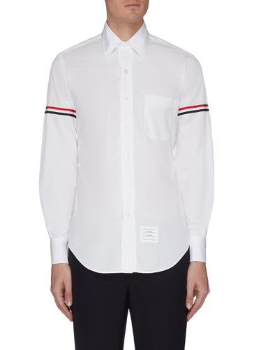 Button embellished armband button-up shirt - THOM BROWNE - Modalova