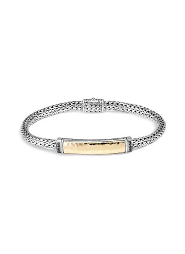 Classic Chain' sapphire silver yellow gold bracelet - JOHN HARDY - Modalova