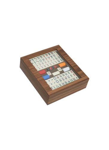 Walnut mahjong box - AGRESTI - Modalova